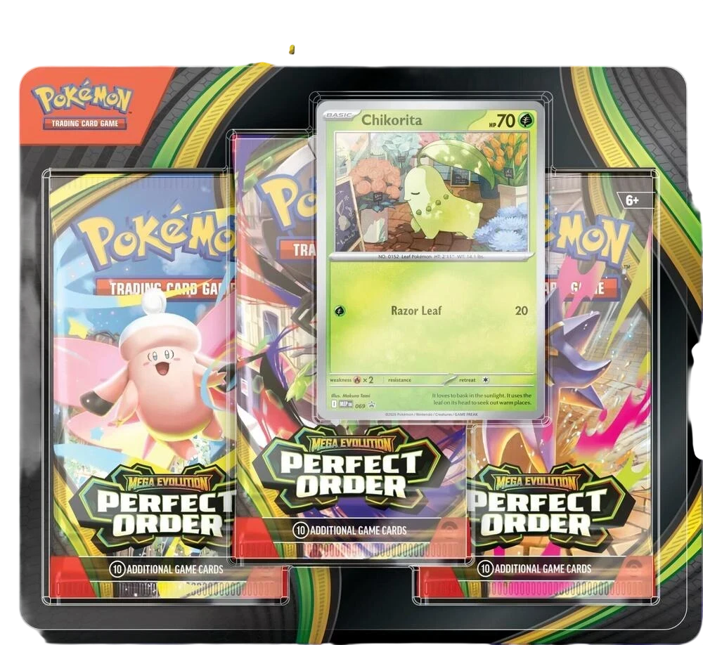 3 Pack Blister: Chikorita