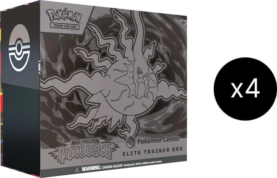 Pitch Black Pokemon Center Elite Trainer Box Case (Exclusive)