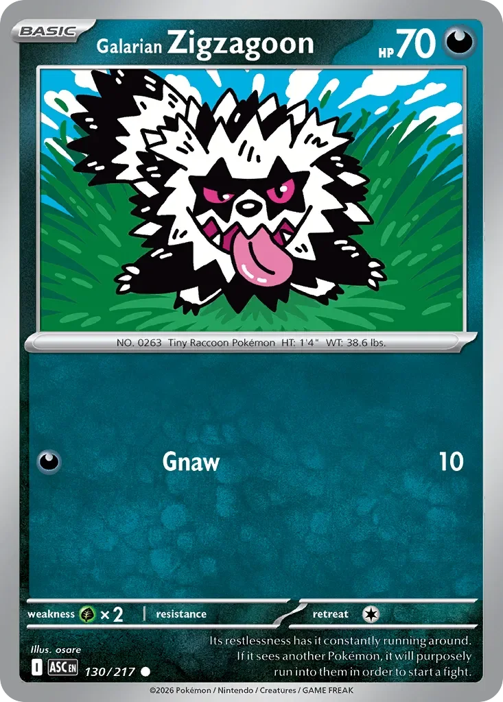 Galarian Zigzagoon 130
