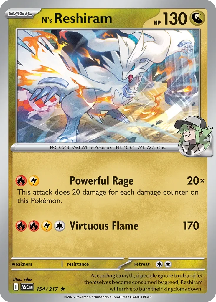 N's Reshiram 154