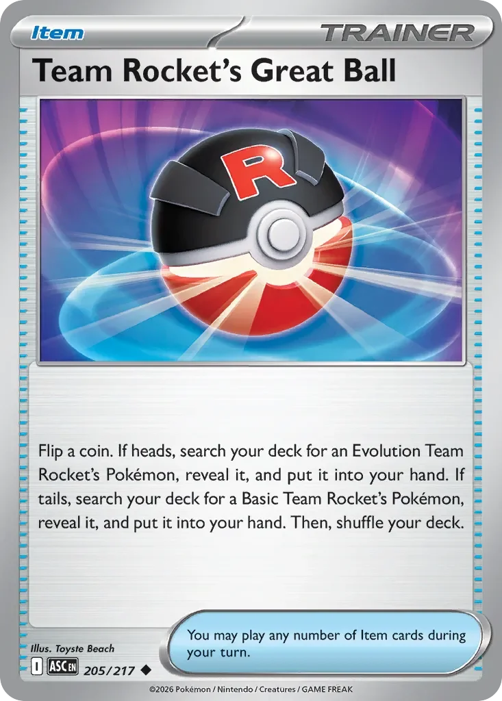 Team Rocket's Great Ball 205