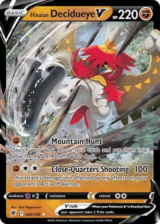 Hisuian Decidueye V 83