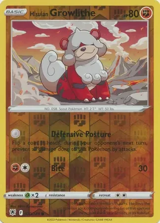 Hisuian Growlithe 70