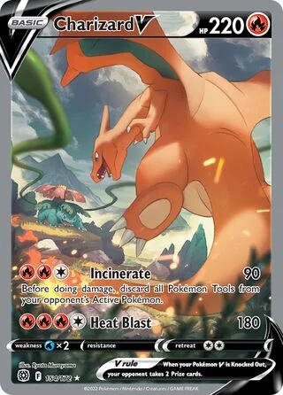 Charizard V 154/172 PSA 10 - Brilliant Stars | PokePulse.io
