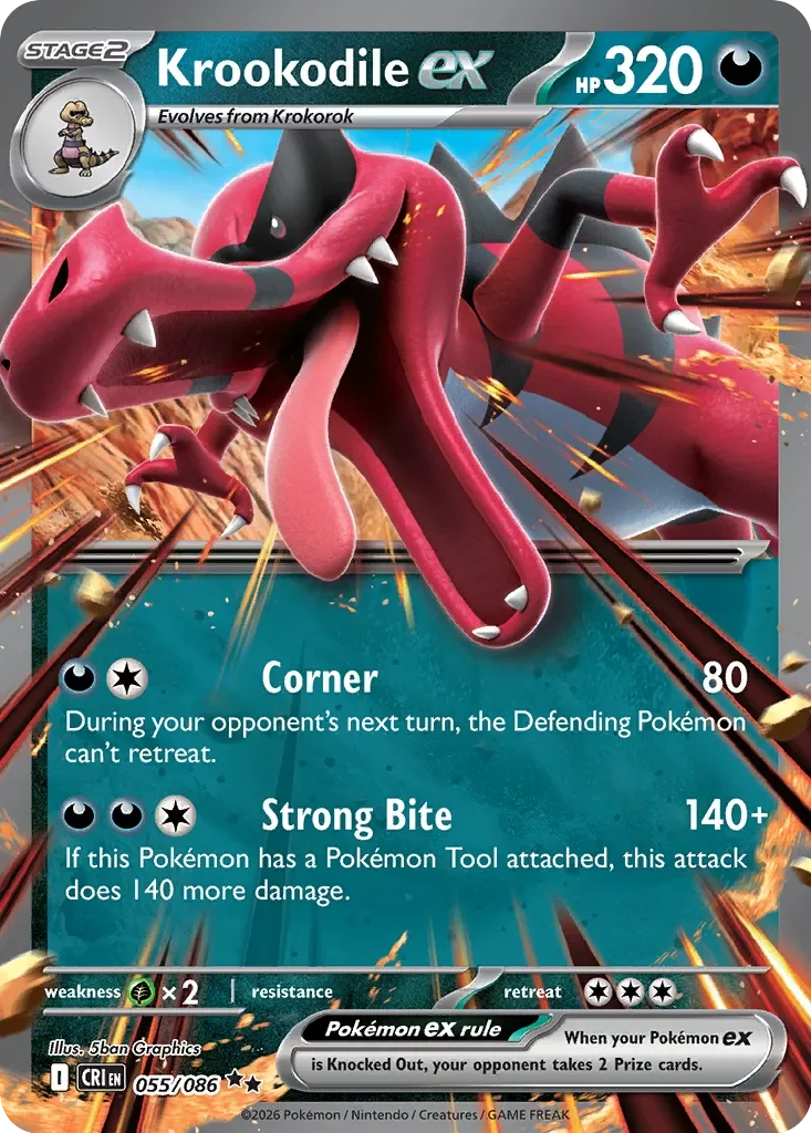 Krookodile ex 55