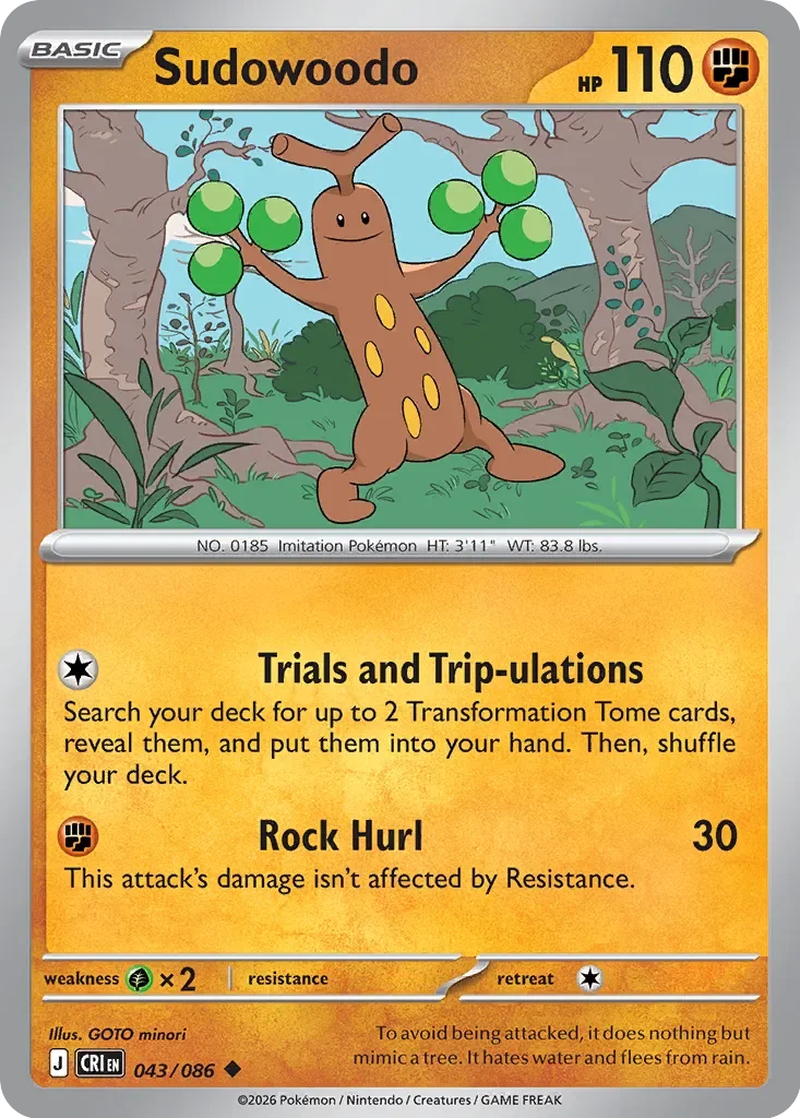 Sudowoodo 43