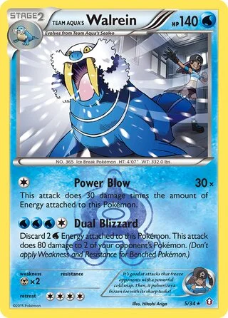 Team Aqua's Walrein 5