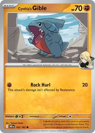 Cynthia's Gible 102