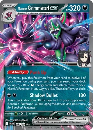 Marnie's Grimmsnarl ex 136