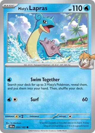 Misty's Lapras 50