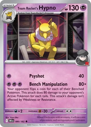 Team Rocket's Hypno 80