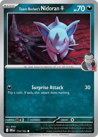 Team Rocket's Nidoran 114
