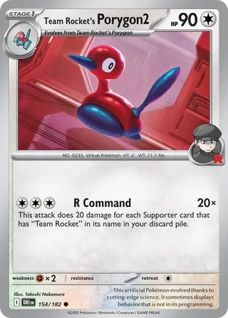 Team Rocket's Porygon2 154