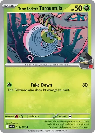 Team Rocket's Tarountula 19