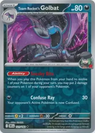 Team Rocket's Golbat 121