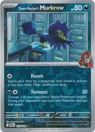 Team Rocket's Murkrow 127