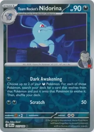 Team Rocket's Nidorina 115