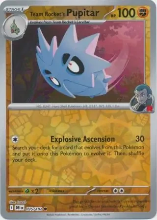 Team Rocket's Pupitar 95