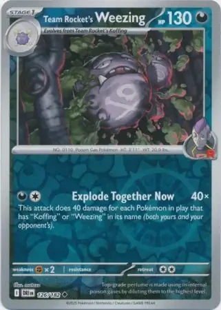 Team Rocket's Weezing 126