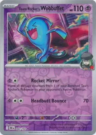 Team Rocket's Wobbuffet 82