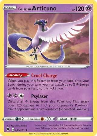 Galarian Articuno 63