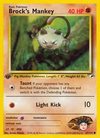 Brock's Mankey 67