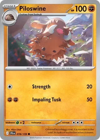 Piloswine 78