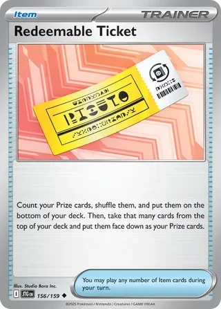 Redeemable Ticket 156