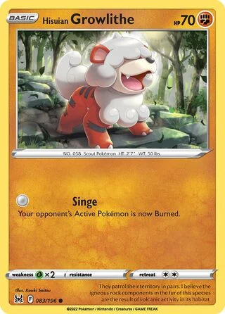 Hisuian Growlithe 83