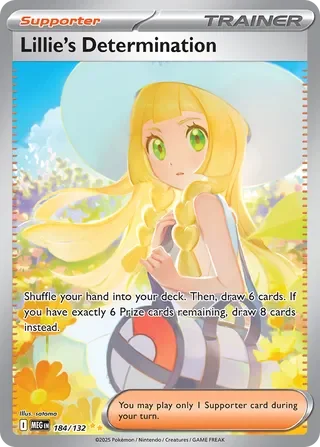 Lillie's Determination 184/132 Holo PSA 10 - Mega Evolution