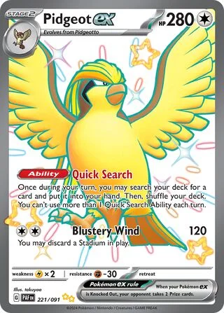 Pidgeot ex 221
