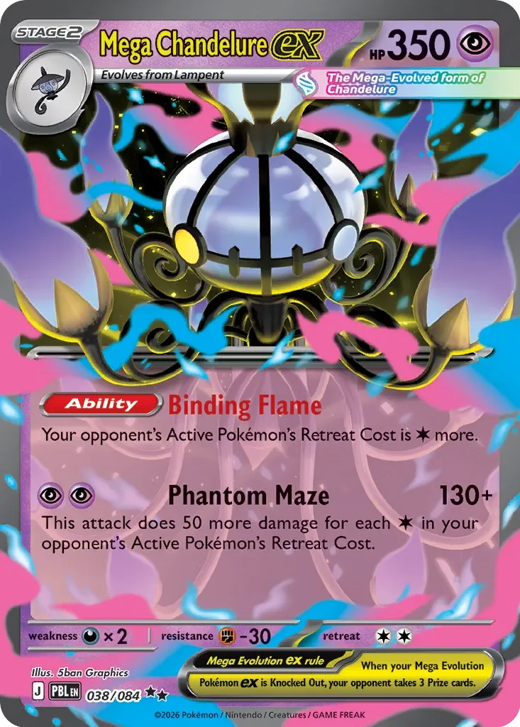 Mega Chandelure ex 38