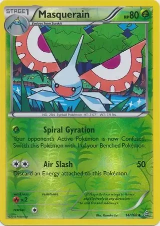 masquerain pokemon card Masquerain - Deoxys
