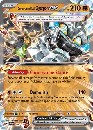 Cornerstone Mask Ogerpon ex 58