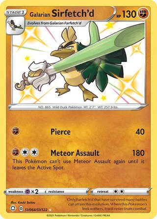 Galarian Sirfetch'd SV064