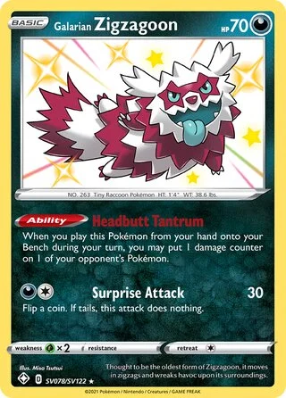 Galarian Zigzagoon SV078