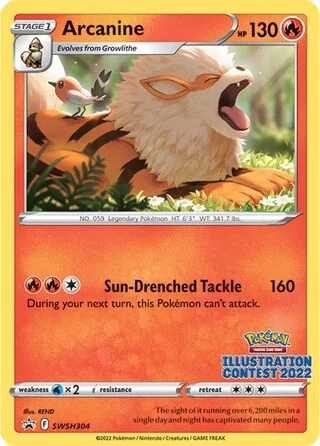 Arcanine SWSH304