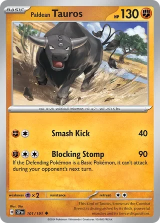 Paldean Tauros 101