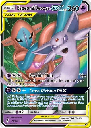 Espeon & Deoxys GX 72/236 ACE 10