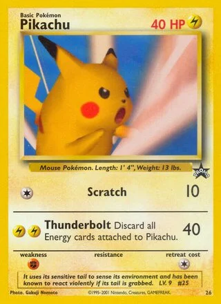 pokemon 2000 pikachu card Pikachu #25 Prices | Pokemon 2000 Topps Chrome