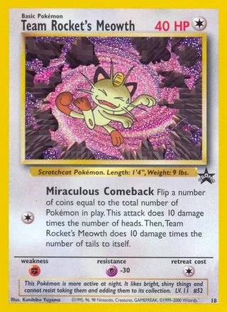 Team Rocket's Meowth 18